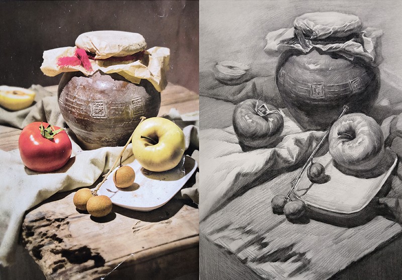 素描的(de)定義、地(dì)位及工(gōng)具