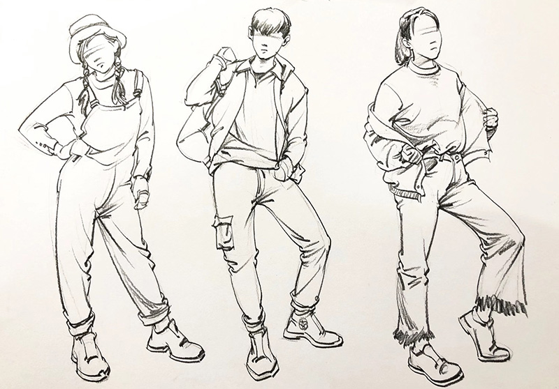 人(rén)物(wù)速寫